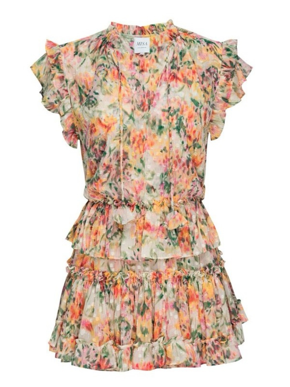 Miss Los Angeles Lilian Dress, Bahara Floral, Size Medium